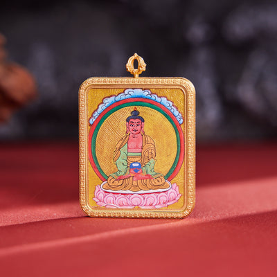 Amitabha Thangka Pendant Necklace